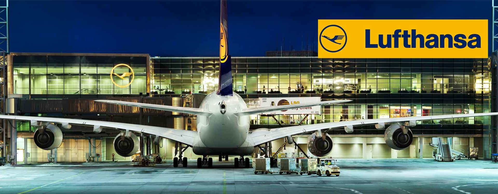 Appareil de la Lufthansa au sol