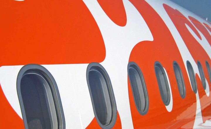 Carlingue d'un appareil Easyjet
